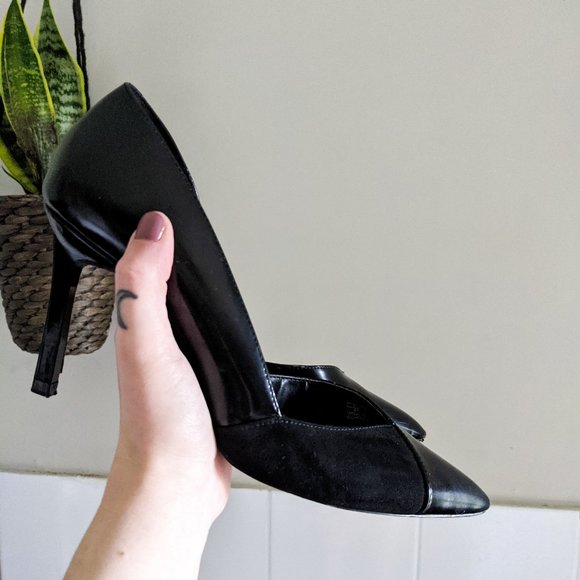 Zara Shoes - Zara Basic Black Patent Leather Pump Court Heels